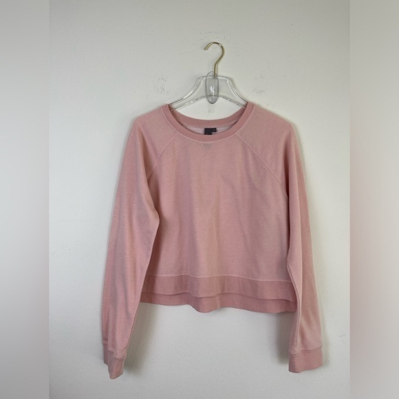 Sweaty Betty Pink Chelsea Pullover Cropped Sweater, Size Large,‎ GUC - Picture 2 of 10